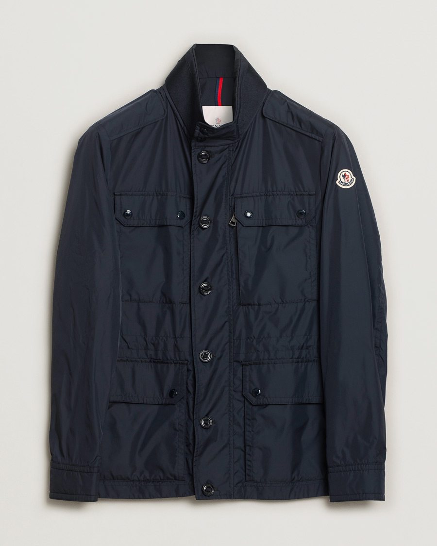 Herren | Moncler Lez Field Jacket Navy | Pre-owned | Moncler Lez Field Jacket Navy