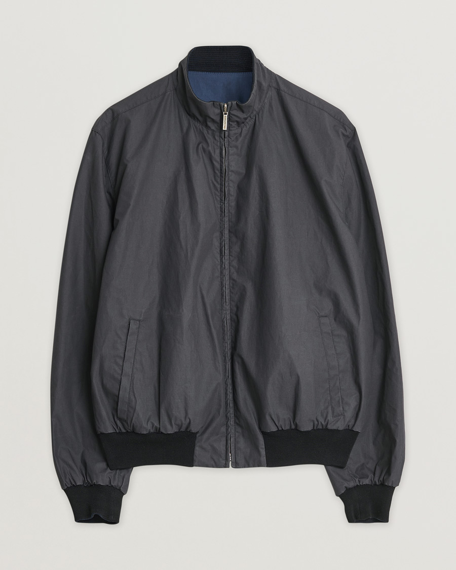 Herren | Pre-owned Jacken | Pre-owned | Ermenegildo Zegna Reversible Harrington Jacket Black/Blue L