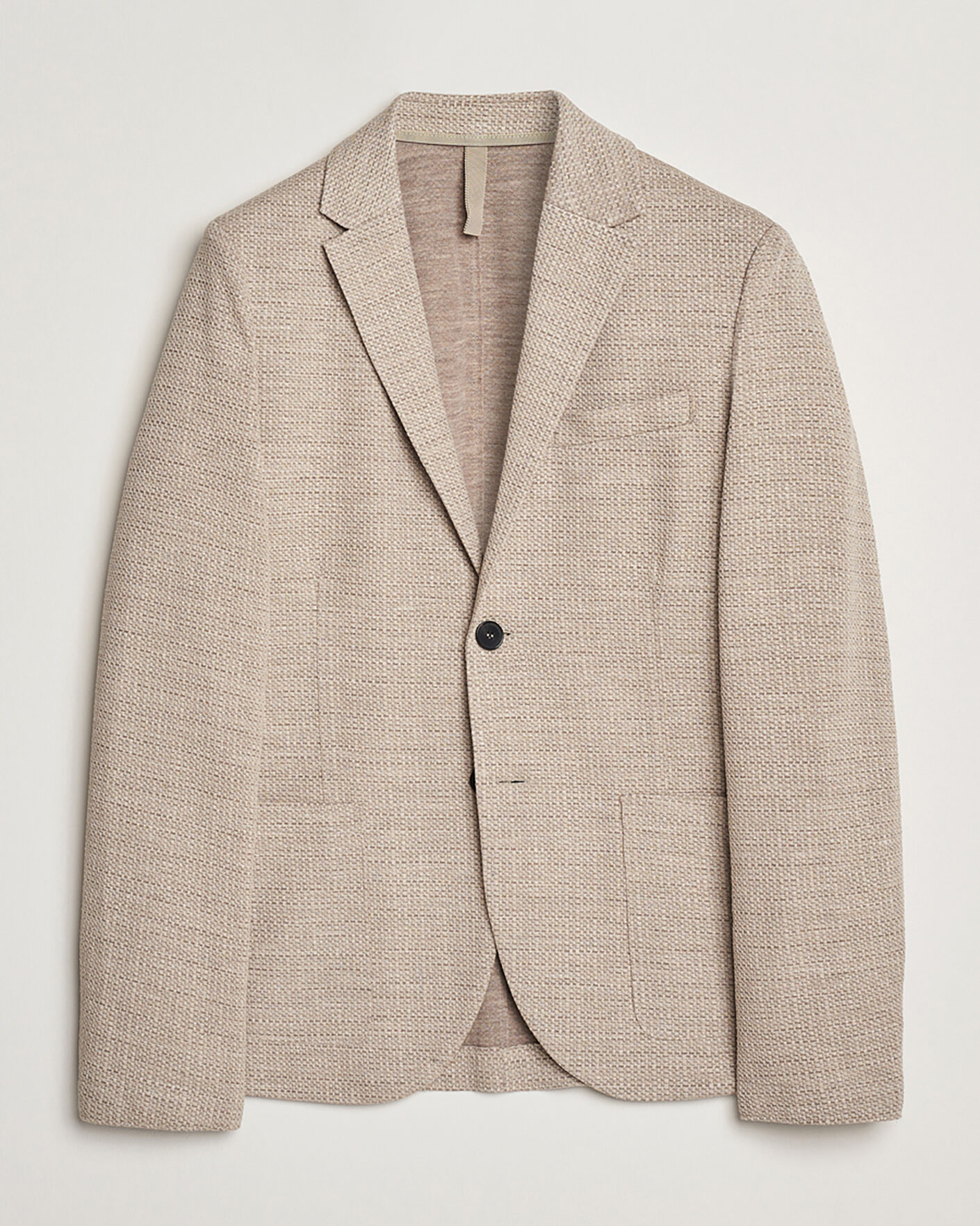 Herren | Pre-owned Sakkos | Pre-owned | Harris Wharf London Loro Piana Hopsack Wool/Silk/Linen Blazer Oat 50