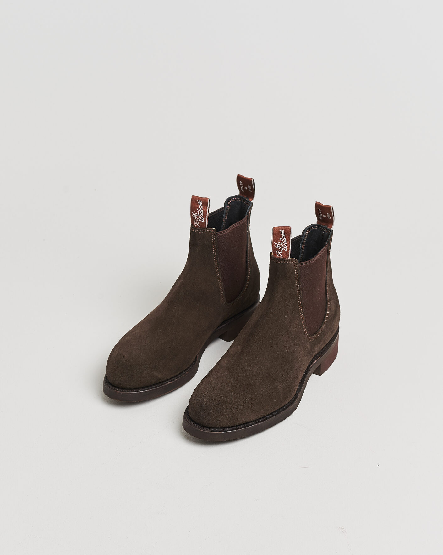 Herren | R.M.Williams Gardener G Boot Chocolate Suede UK7 - EU41 | Pre-owned | R.M.Williams Gardener G Boot Chocolate Suede UK7 - EU41