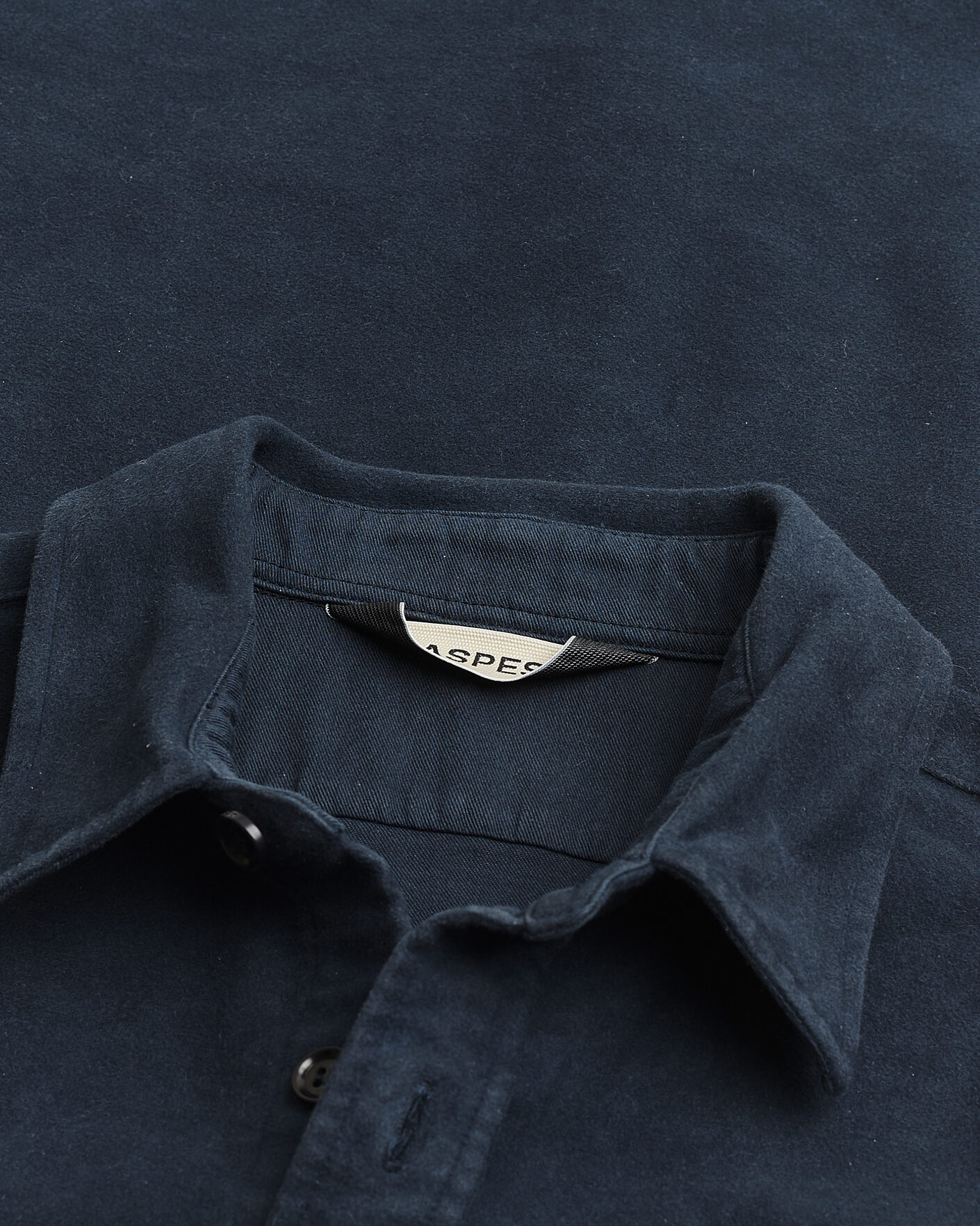 Herren | Pre-owned Hemden | Pre-owned | Aspesi Moleskine Utility Shirt Navy XL