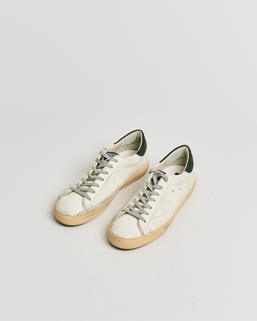 Herren | Pre-owned Schuhe | Pre-owned | Golden Goose Super-Star Sneakers White/Green 42