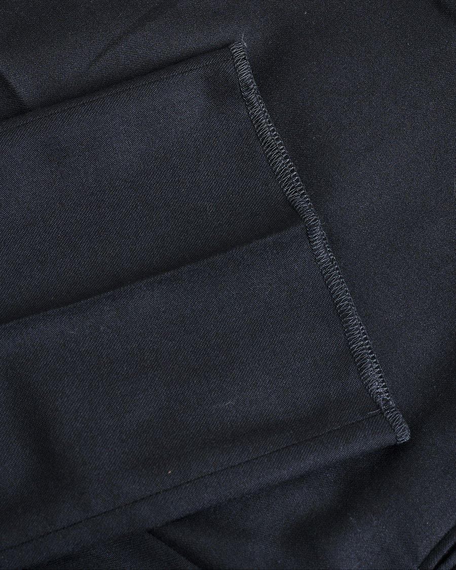 Herren | Pre-owned Hosen | Pre-owned | Slowear Tekno Sartorial Flannel Trousers Navy 44