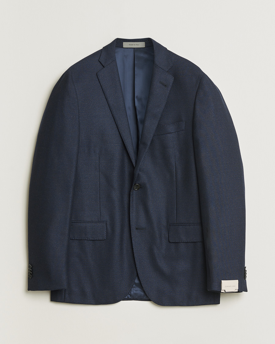 Herren | Pre-owned Sakkos | Pre-owned | Corneliani Wool & Cashmere Blazer Navy 48