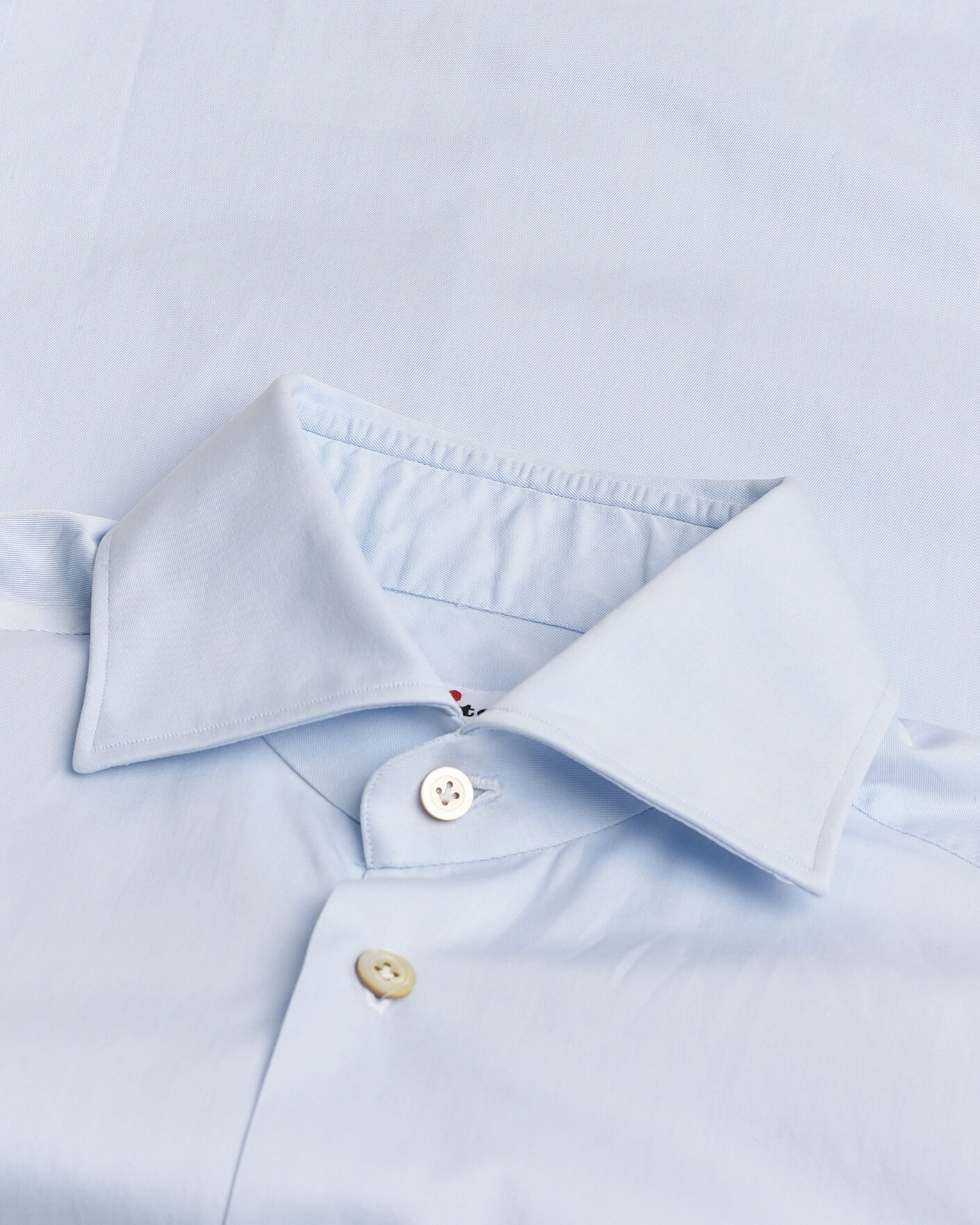 Herren | Pre-owned Hemden | Pre-owned | Kiton Cotton Dress Shirt Light Blue 38 - S