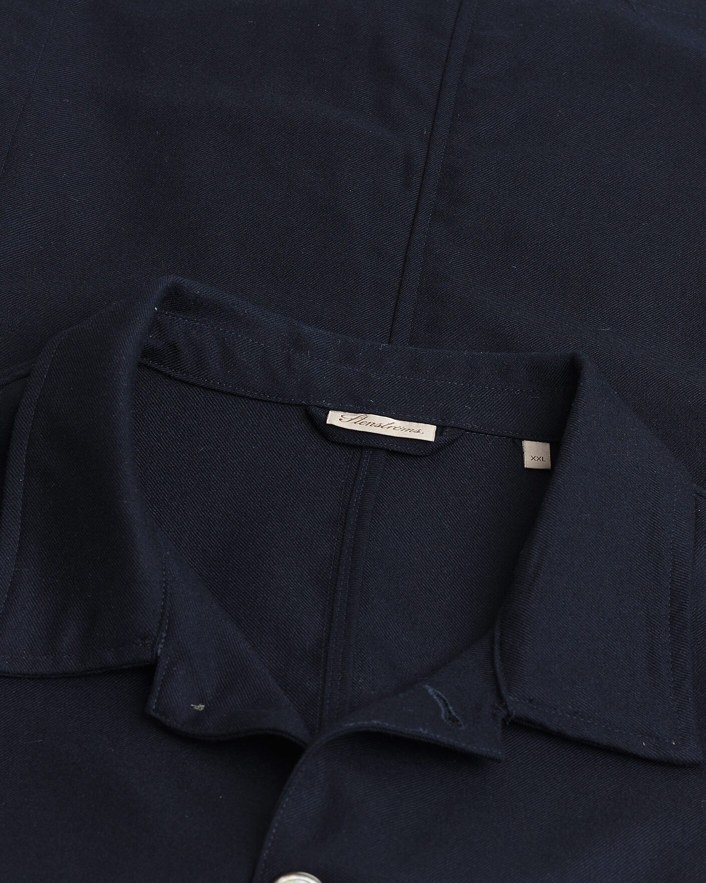 Herren | Pre-owned Hemden | Pre-owned | Stenströms Wool Overshirt Navy XXL