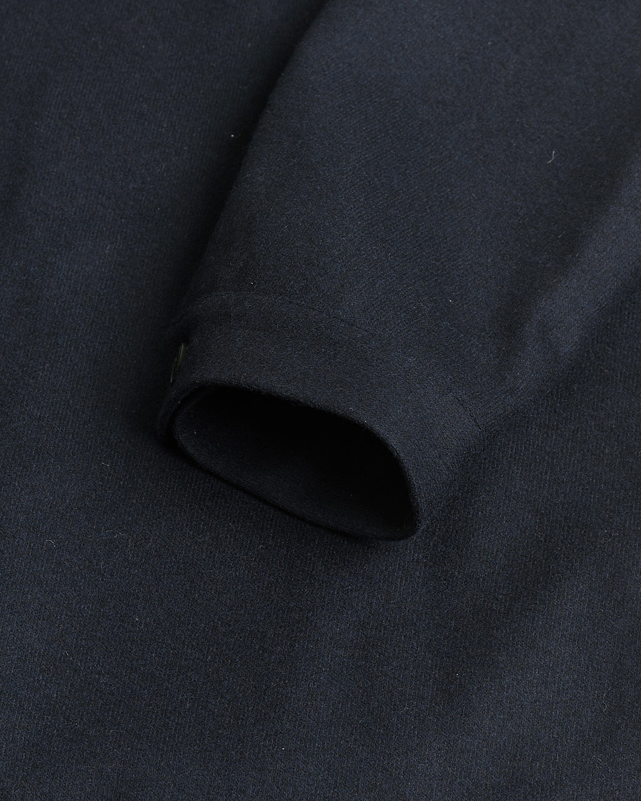 Herren | Pre-owned Jacken | Pre-owned | Sunspel Boiled Wool Jersey Jacket Navy M