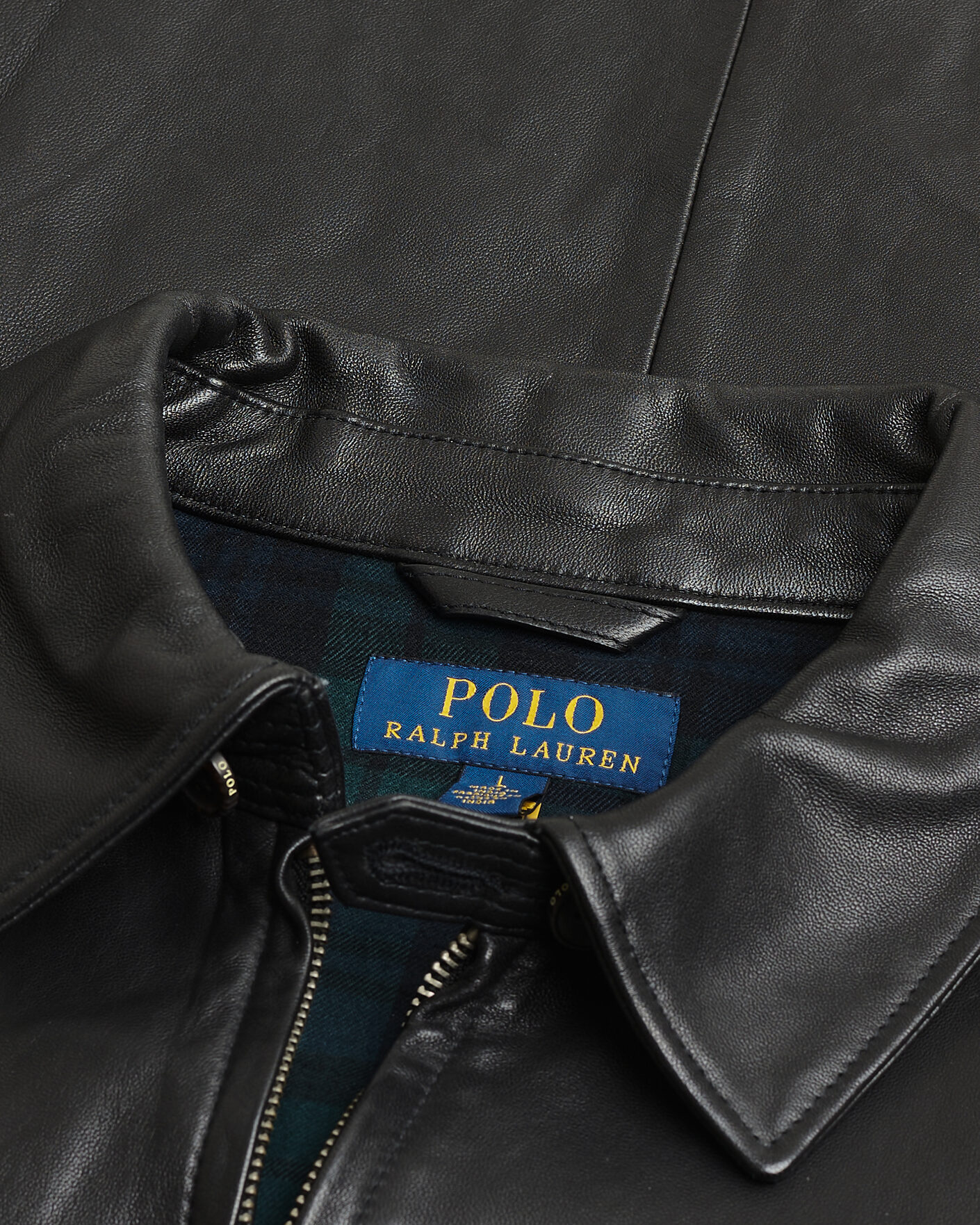 Herren | Pre-owned Jacken | Pre-owned | Polo Ralph Lauren Maxwell Windbreaker Leather Jacket Polo Black L