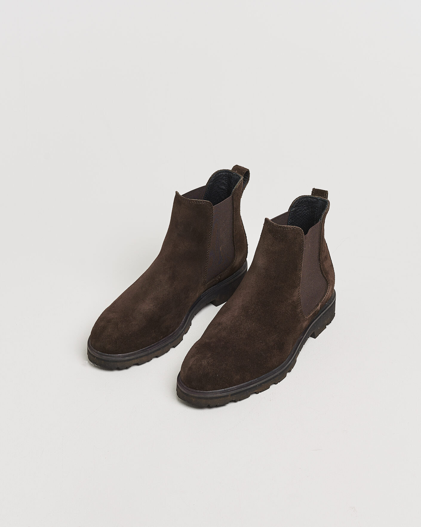 Herren | Pre-owned Schuhe | Pre-owned | UBR Thunder Chelsea Suede Boot Dark Brown 43