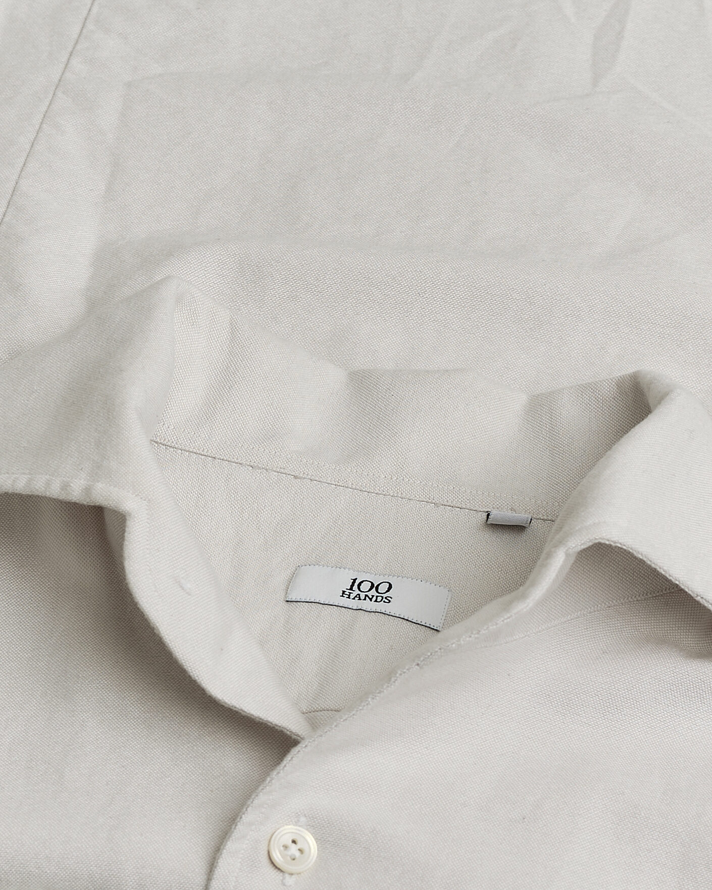 Herren | Pre-owned Hemden | Pre-owned | 100Hands Washed Oxford Shirt Grey 41/16