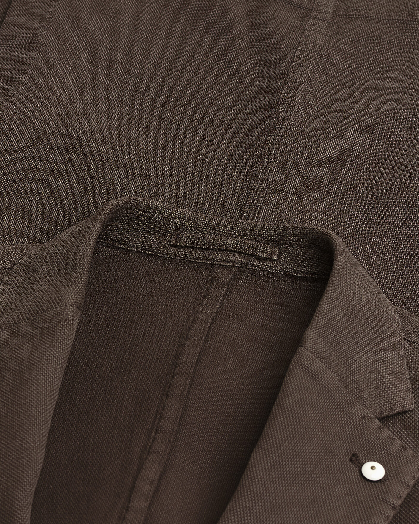 Herren | L.B.M. 1911 Jack Regular Fit Structured Cotton Blazer Brown 50 | Pre-owned | L.B.M. 1911 Jack Regular Fit Structured Cotton Blazer Brown 50