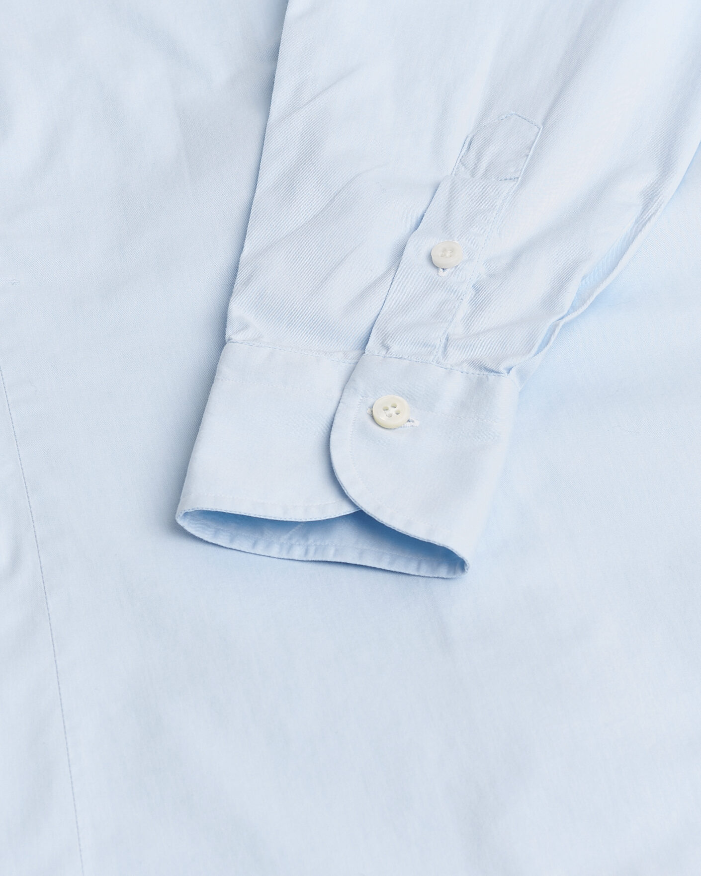 Herren | Pre-owned Hemden | Pre-owned | Mazzarelli Soft Cotton Shirt Light Blue 39 - M