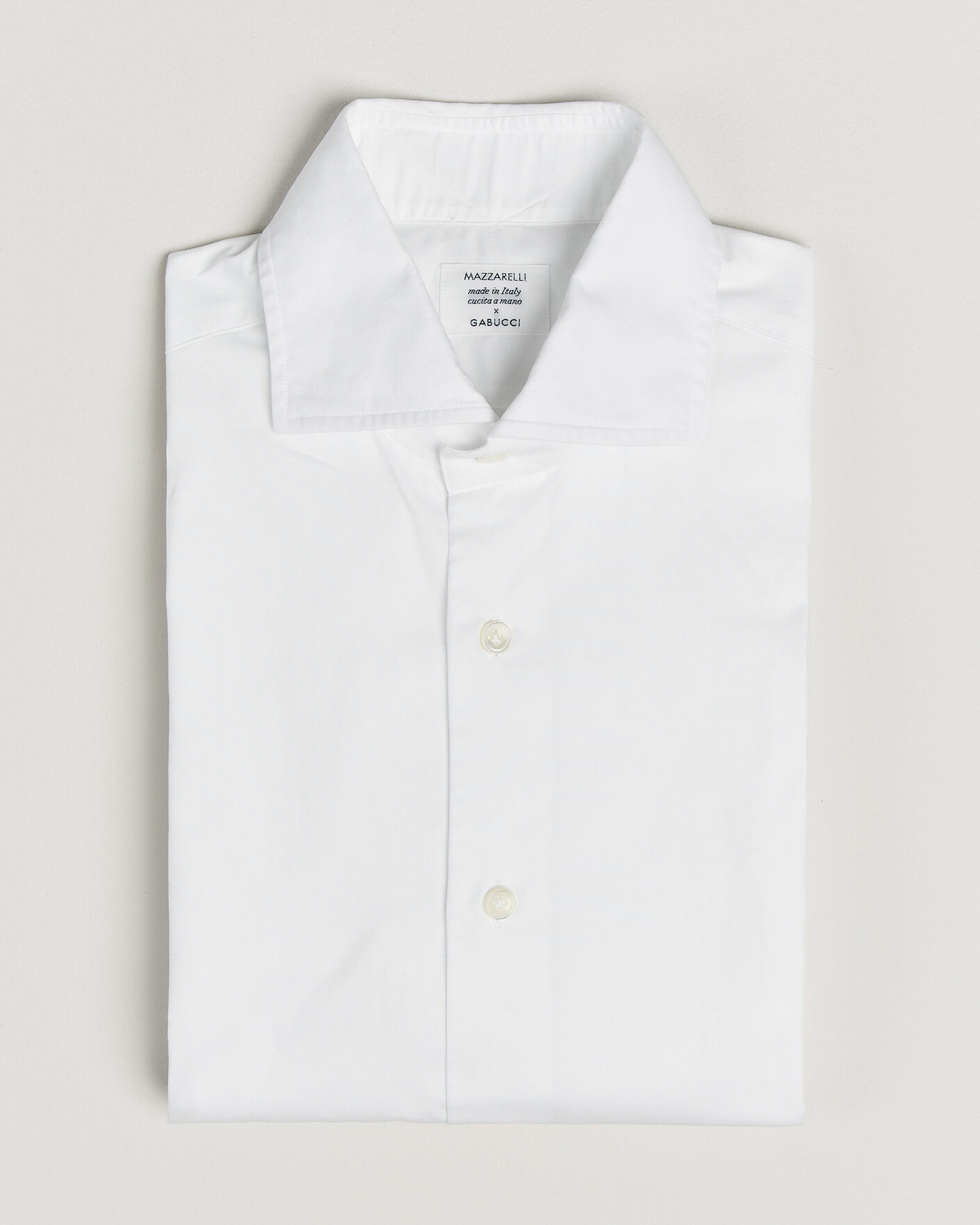 Herren | Pre-owned Hemden | Pre-owned | Mazzarelli Soft Cotton Shirt White 39 - M
