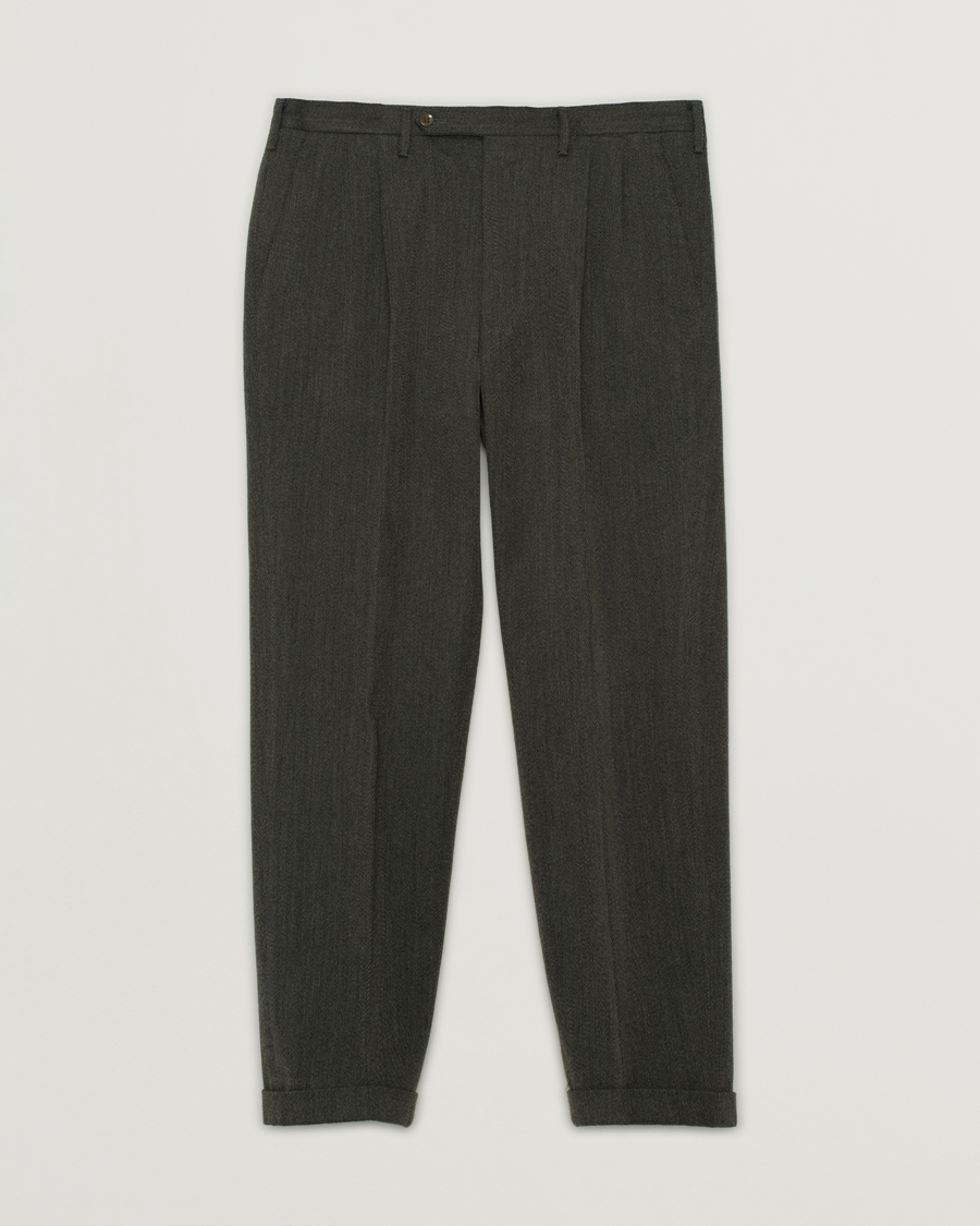Herren | Pre-owned Hosen | Pre-owned | Rota Pantaloni Twill Cotton Trousers Moss Green 50