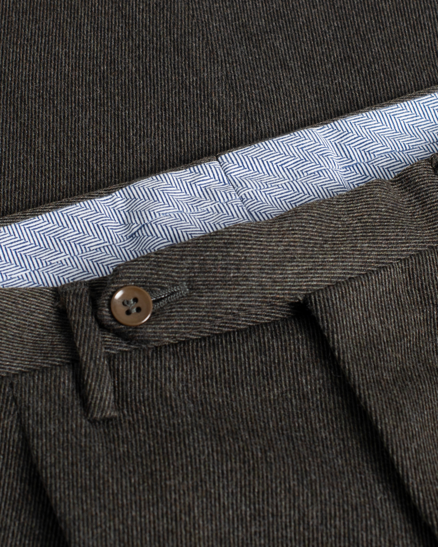 Herren | Pre-owned Hosen | Pre-owned | Rota Pantaloni Twill Cotton Trousers Moss Green 50