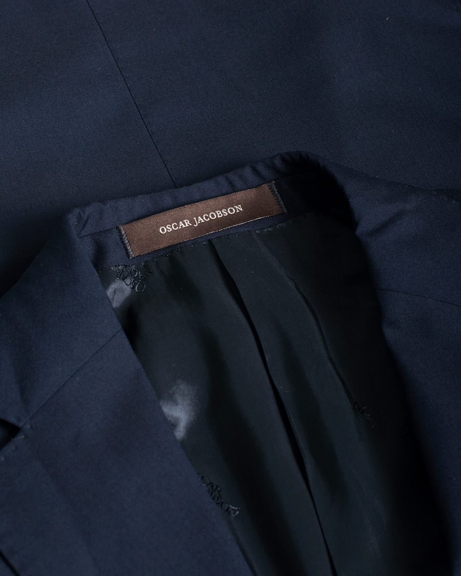Herren | Oscar Jacobson Edmund Wool Suit Blue | Pre-owned | Oscar Jacobson Edmund Wool Suit Blue