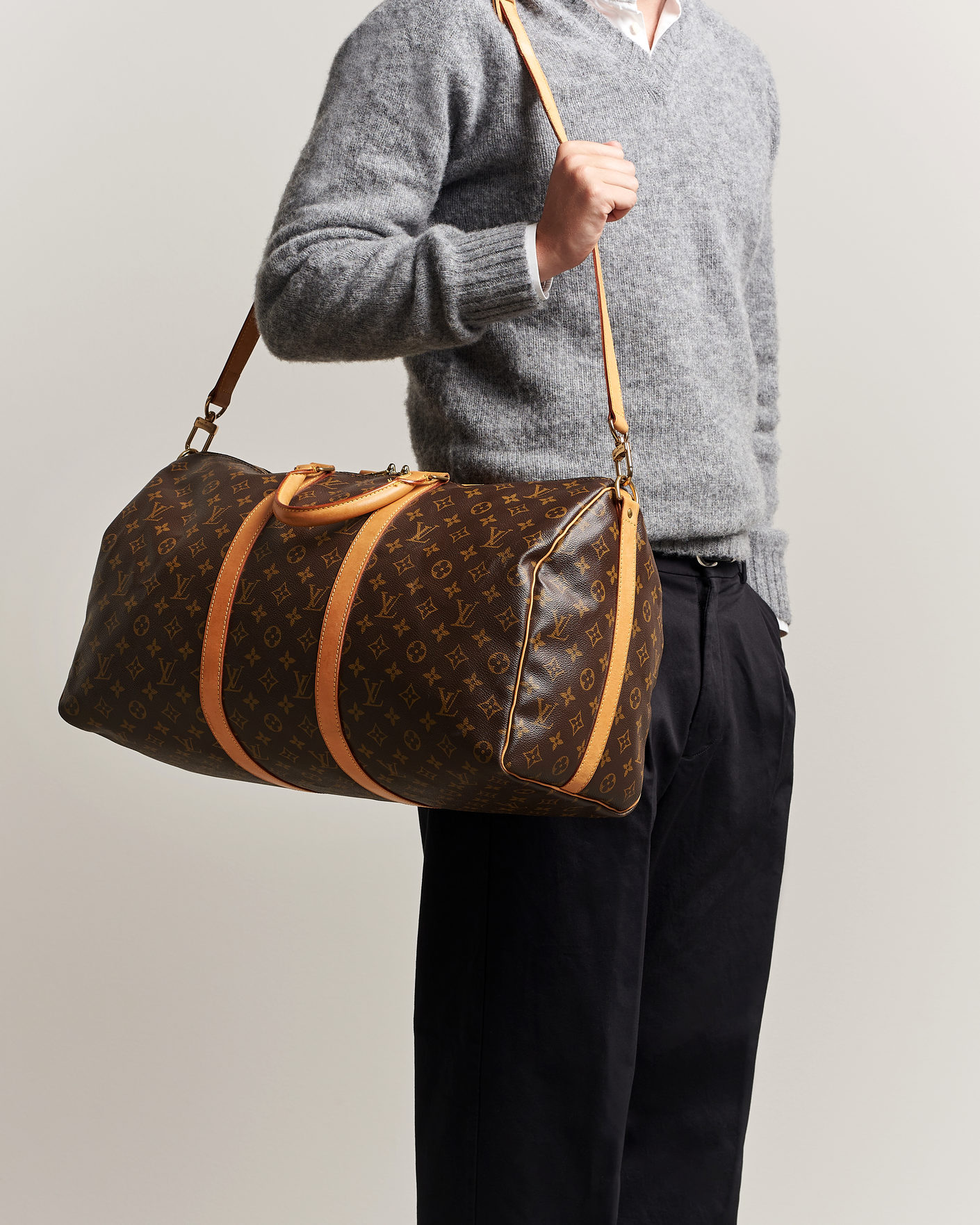 Herren | Louis Vuitton Pre-Owned Keepall Bandoulière 50 Monogram | Louis Vuitton Pre-Owned | Keepall Bandoulière 50 Monogram