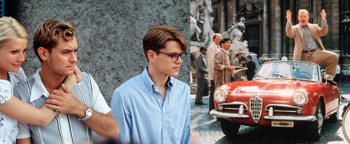 Cars on the Big Screen: Alfa Romeo Giulietta Spider in The Talented Mr. Ripley Cars on the Big Screen: Alfa Romeo Giulietta Spider in The Talented Mr. Ripley