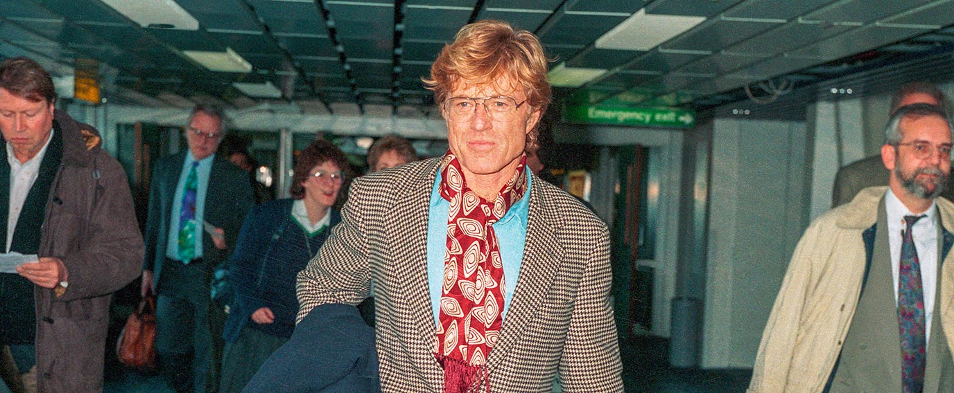 Ein Look mit Erinnerungswert - Robert Redford auf Reisen