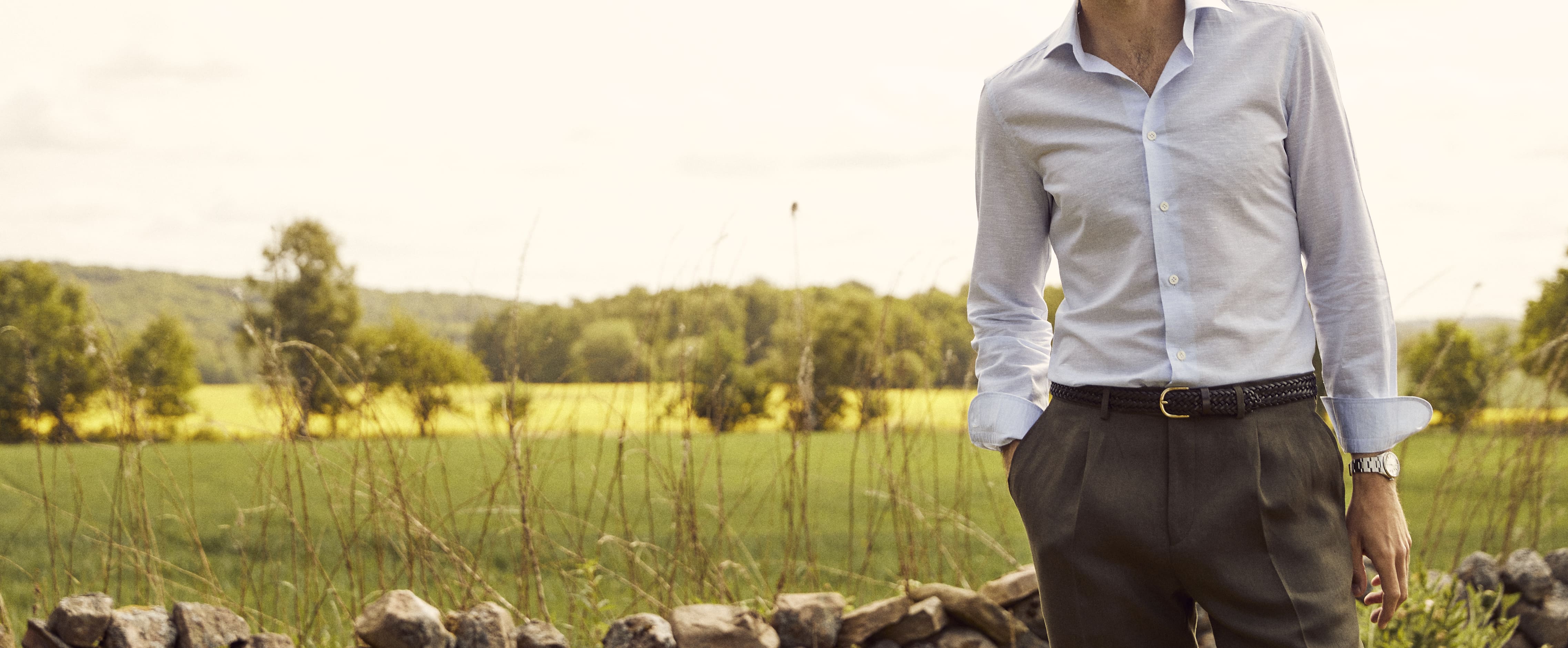 Three linen shirts, three occasions