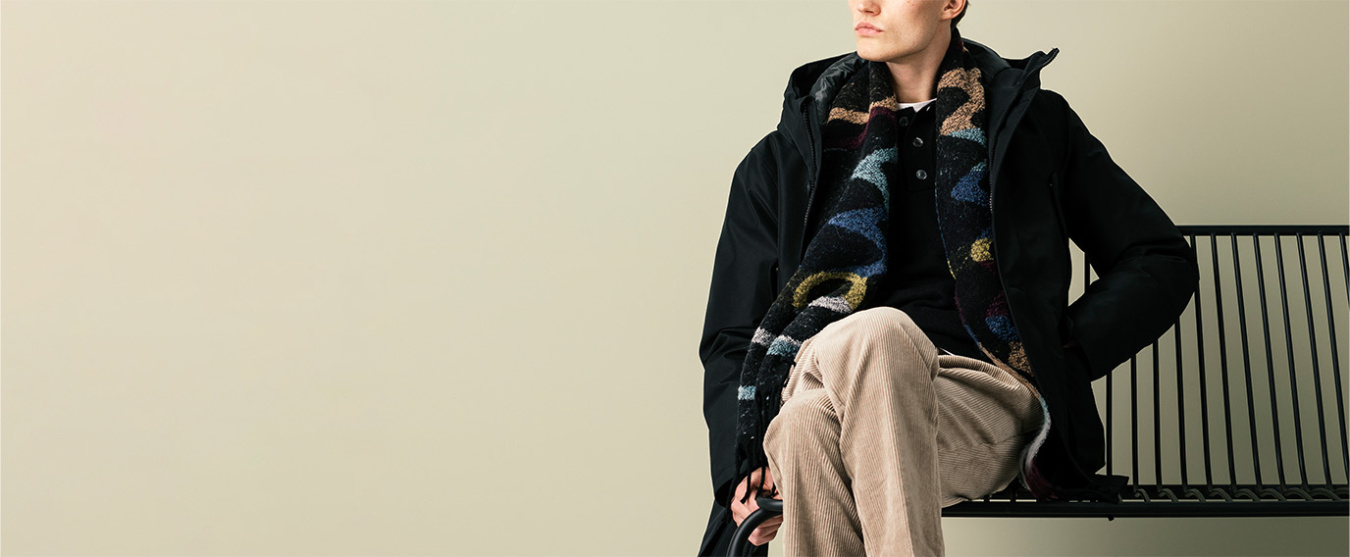 Three warm winter jackets